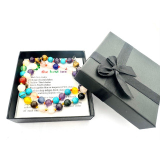 Wholesale 8 mm Mixed Beaded Necklace (with Box)