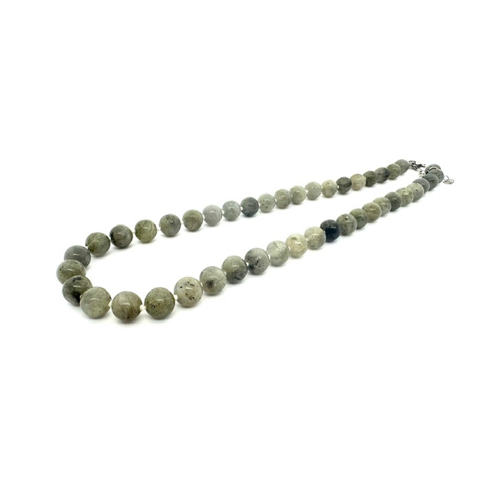 Wholesale 8 mm Labradorite Beaded Necklace (without Box)
