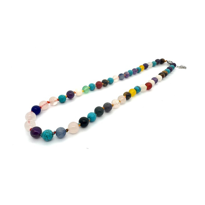 Wholesale 8 mm Mixed Beaded Necklace (without Box)