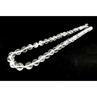 Wholesale 8 mm Rock Crystal Beaded Necklace (without Box)