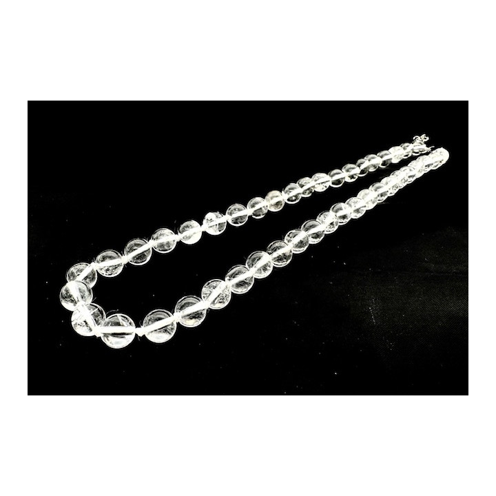 Wholesale 8 mm Rock Crystal Beaded Necklace (without Box)