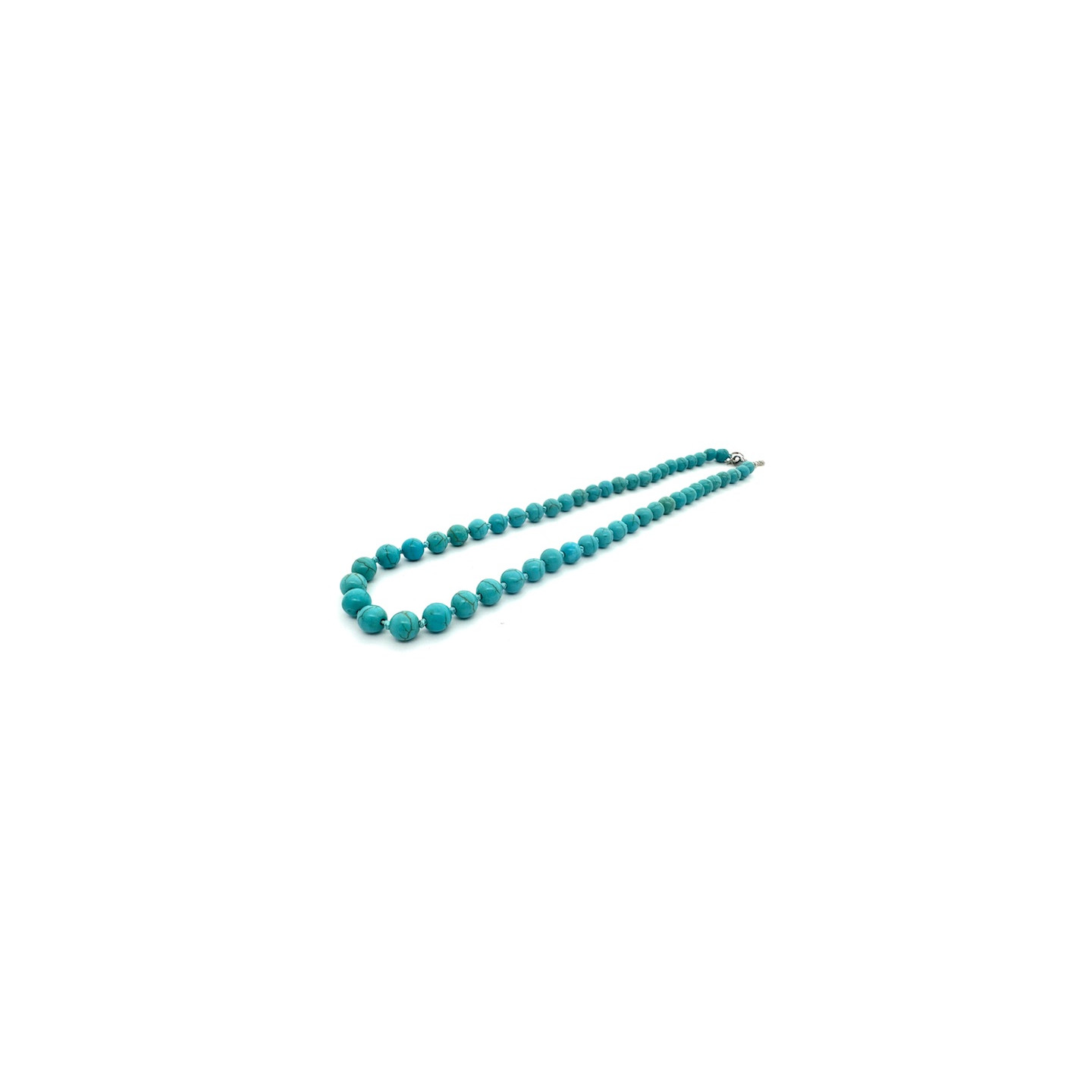 Wholesale 8 mm Turquoise Beaded Necklace (without Box)