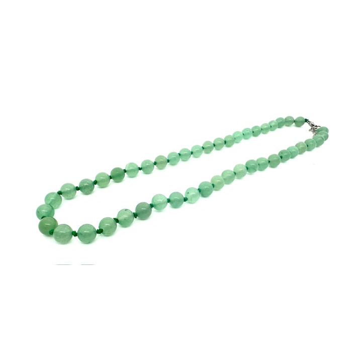 Wholesale 8 mm Aventurine Beaded Necklace (without Box)