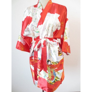 Japanese kimono short red