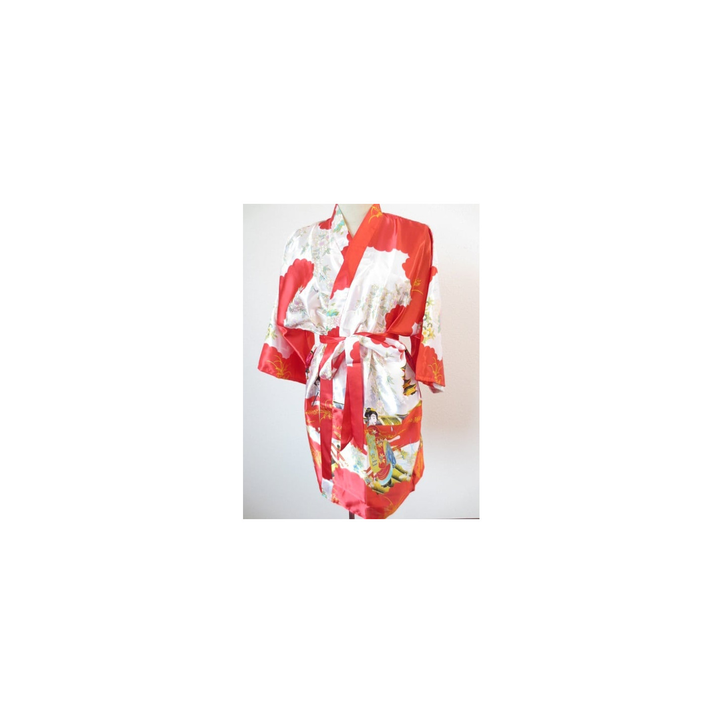 Japanese kimono short red