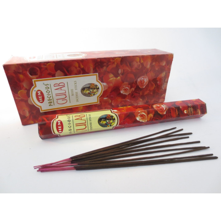 HEM Hexa Incense Sticks - Gulab Rose
