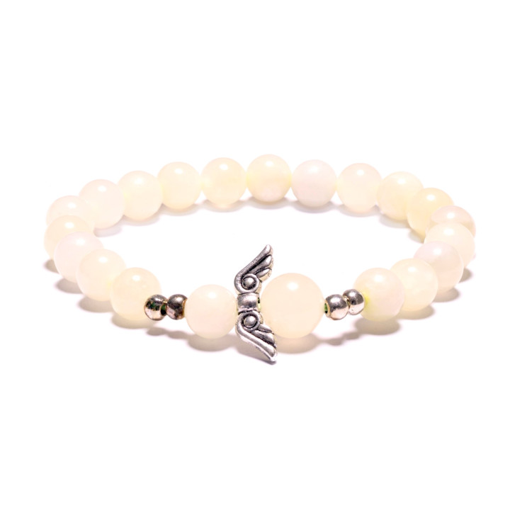 8mm Angel Bracelet without Box - Jade