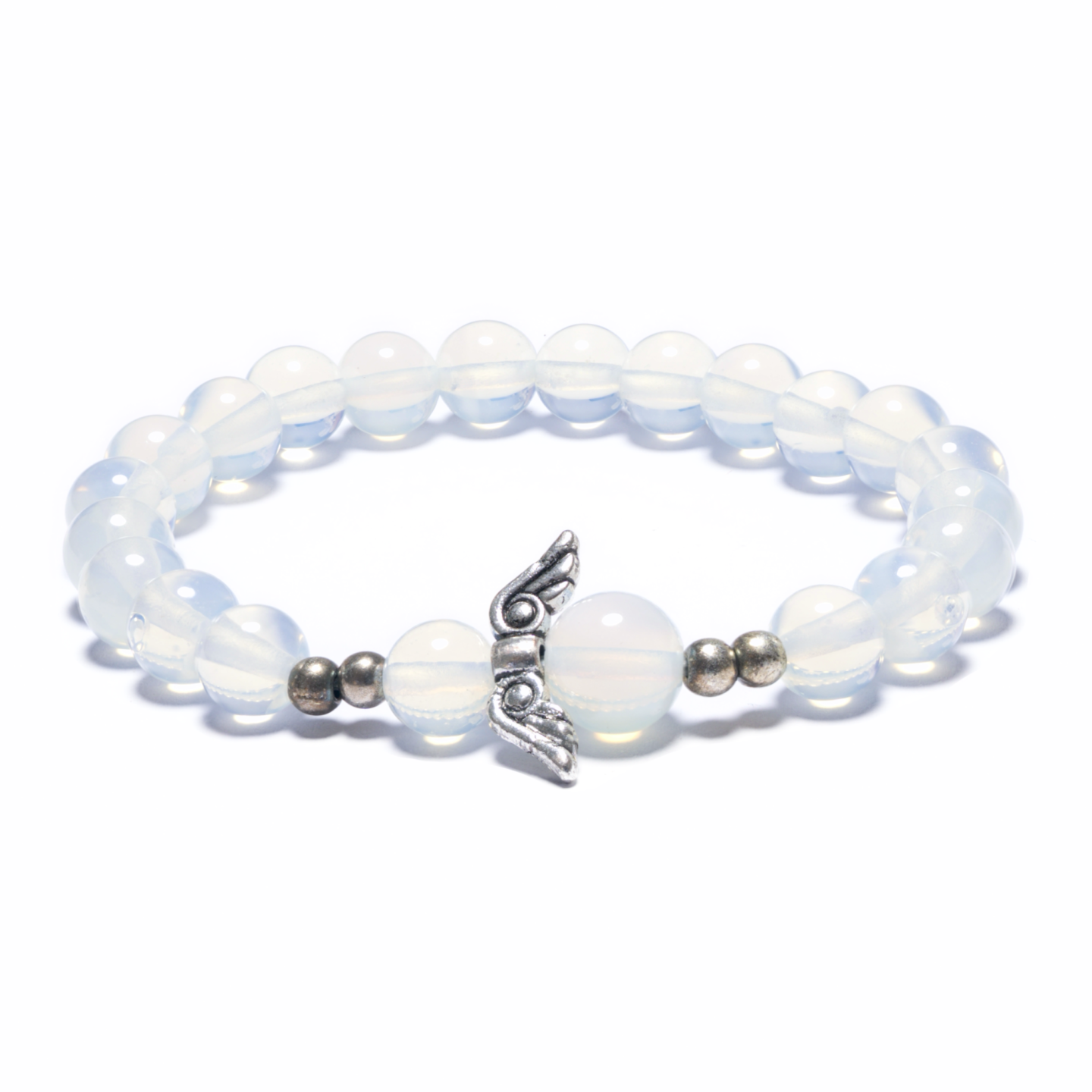 8mm Angel Bracelet without Box - Opal
