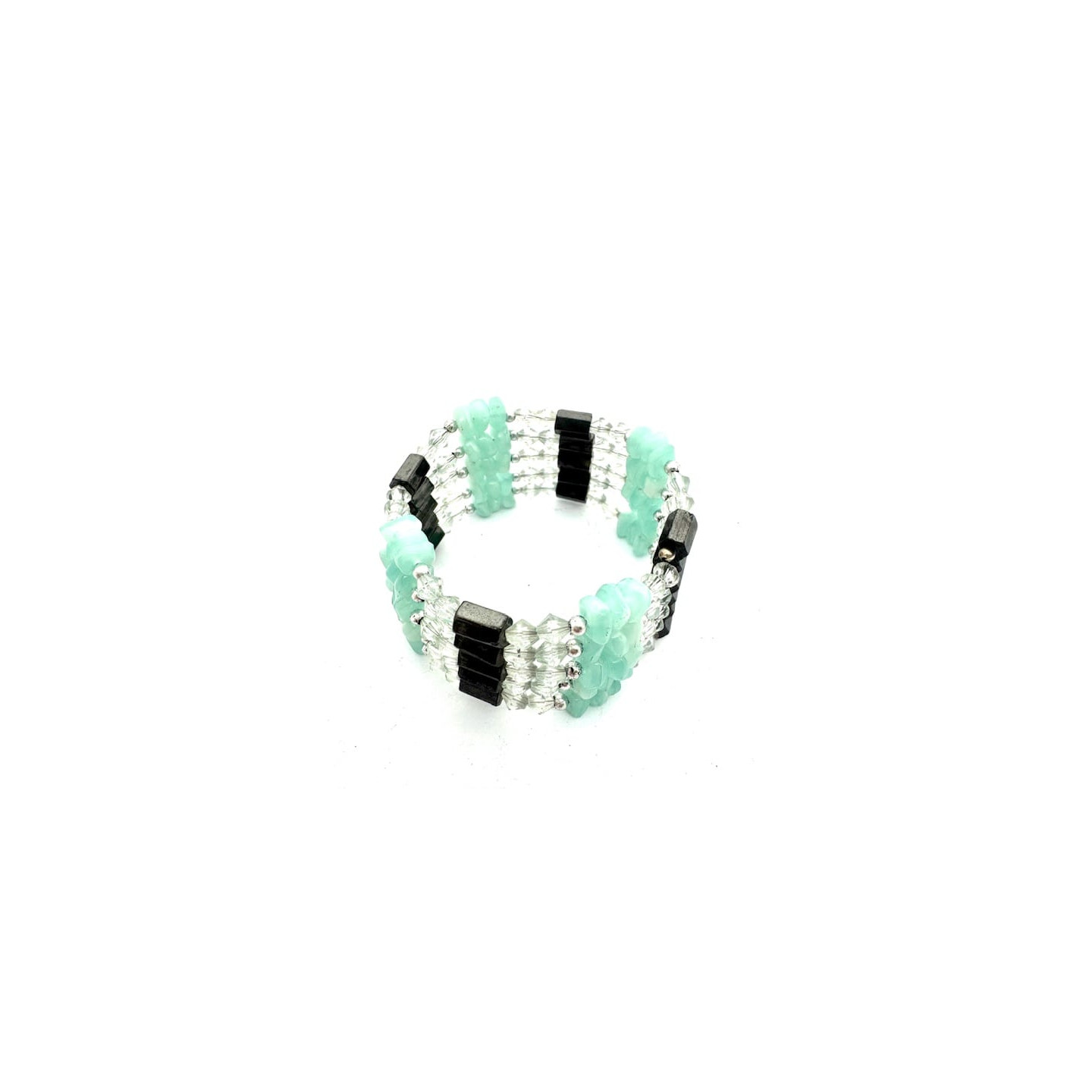 Amazonite Magnetic Wrap Bracelet with Beads