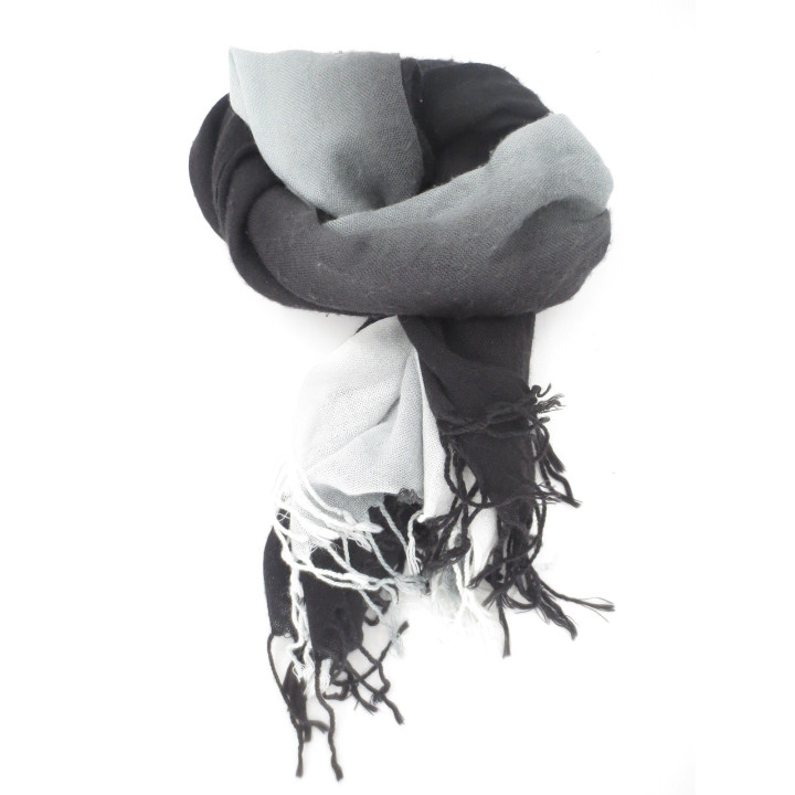 Viscose continuous colours grey to black