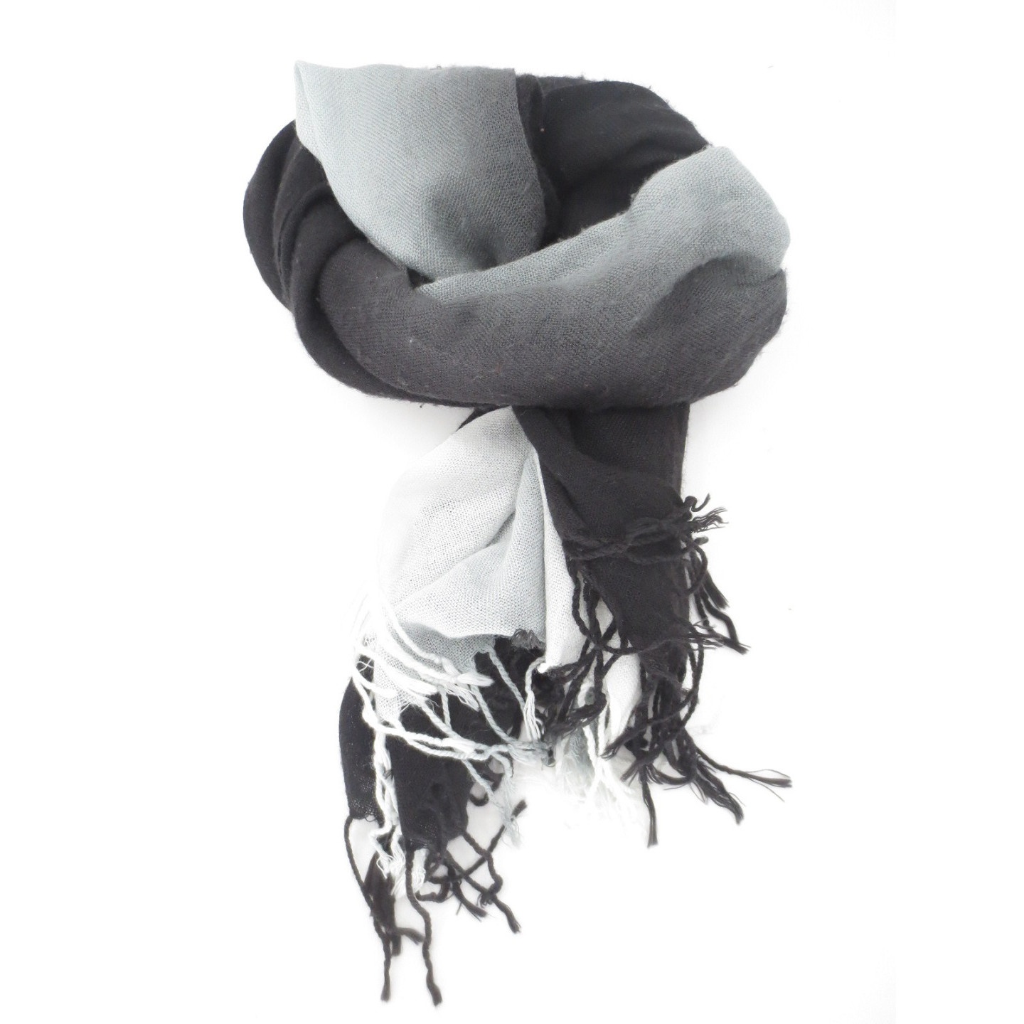 Viscose continuous colours grey to black