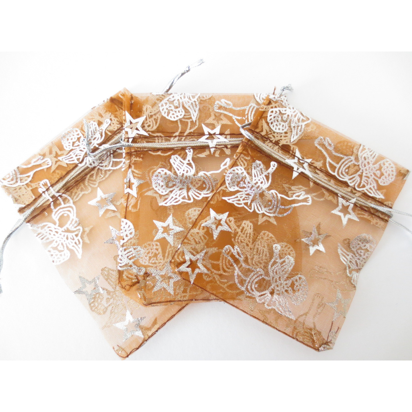 Angel organza gift bag - 7.5cm x 10cm