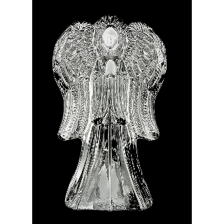 Crystal Glass Praying Angel Statue – 12 cm