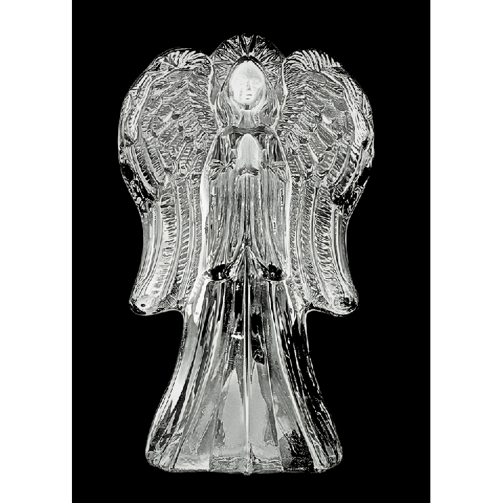 Crystal Glass Praying Angel Statue – 12 cm