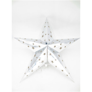 Paper Star Lantern - Silver