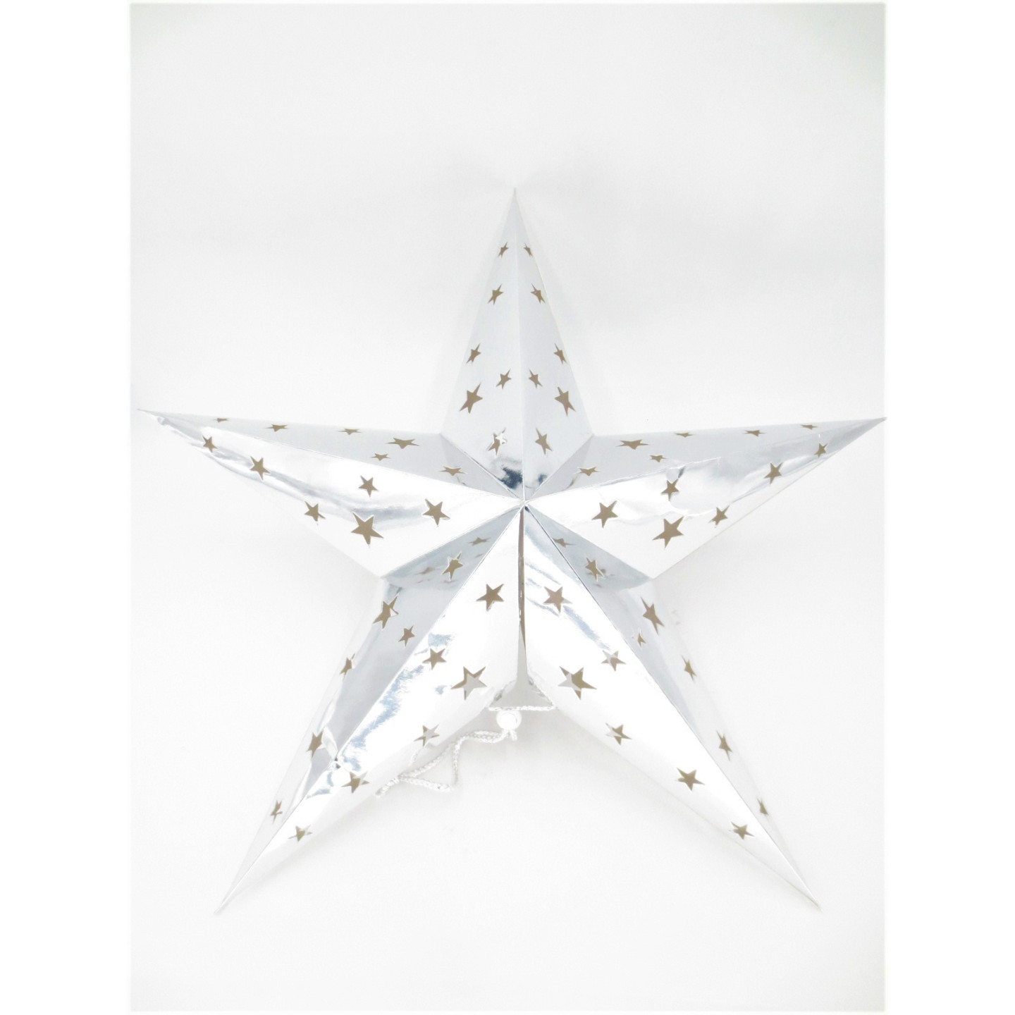 Paper Star Lantern - Silver