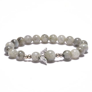 8mm Angel Bracelet without Box - Labradorite
