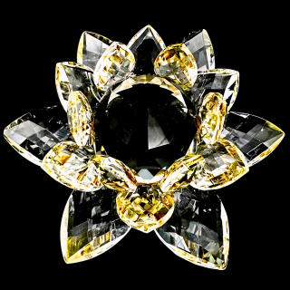 Crystal Lotus Yellow 10 cm (small)
