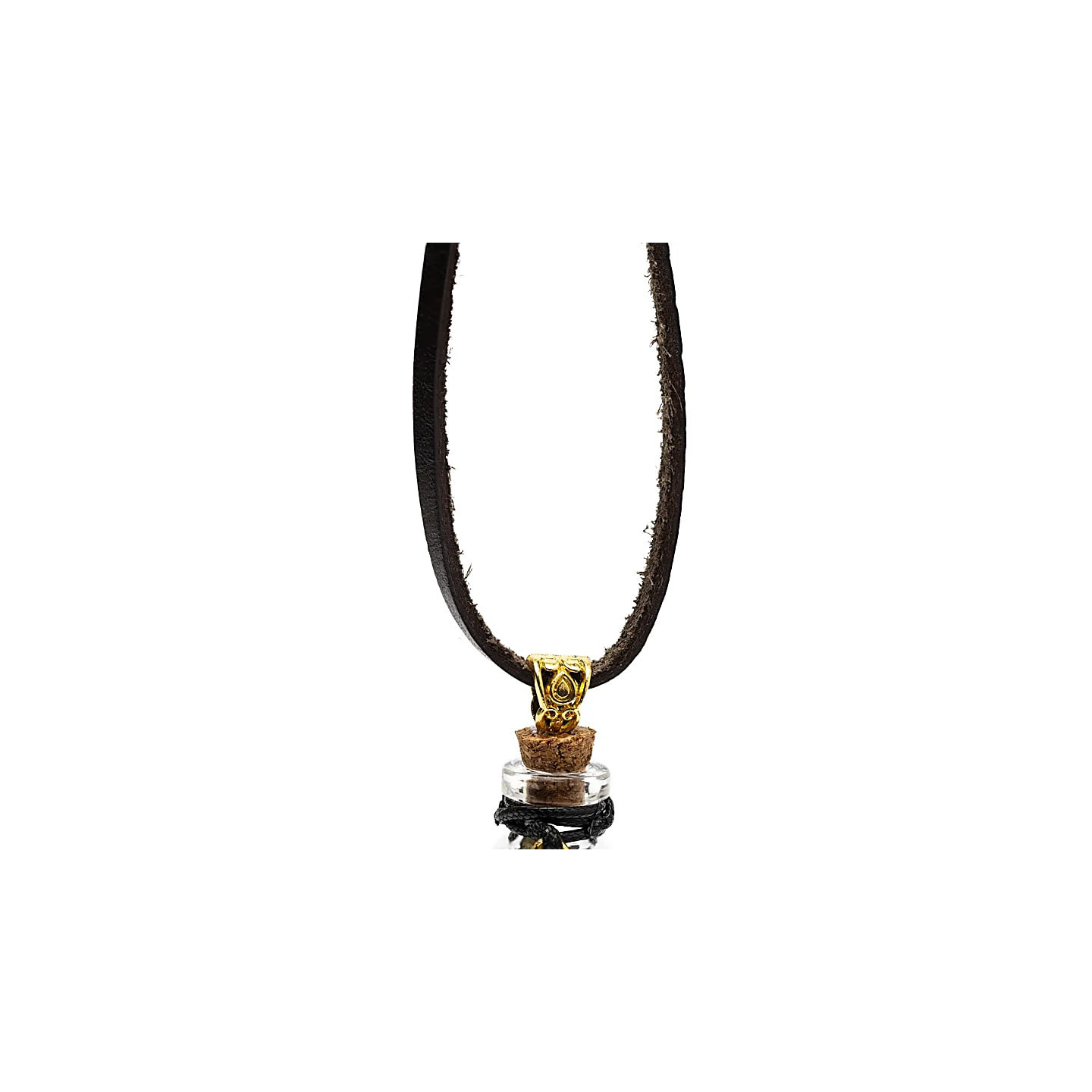 Fiole cadeau avec pyrite et fleur de vie | Pieralune