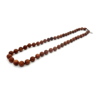 Wholesale 8 mm Goldstone Beaded Necklace (without Box)