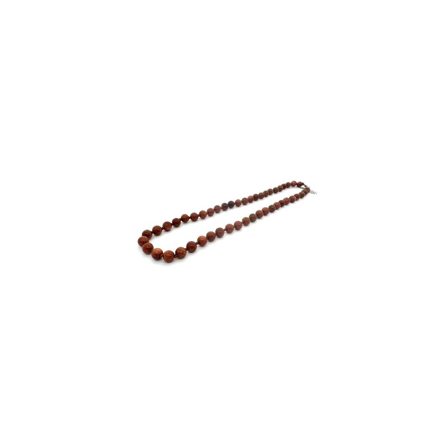 Wholesale 8 mm Goldstone Beaded Necklace (without Box)