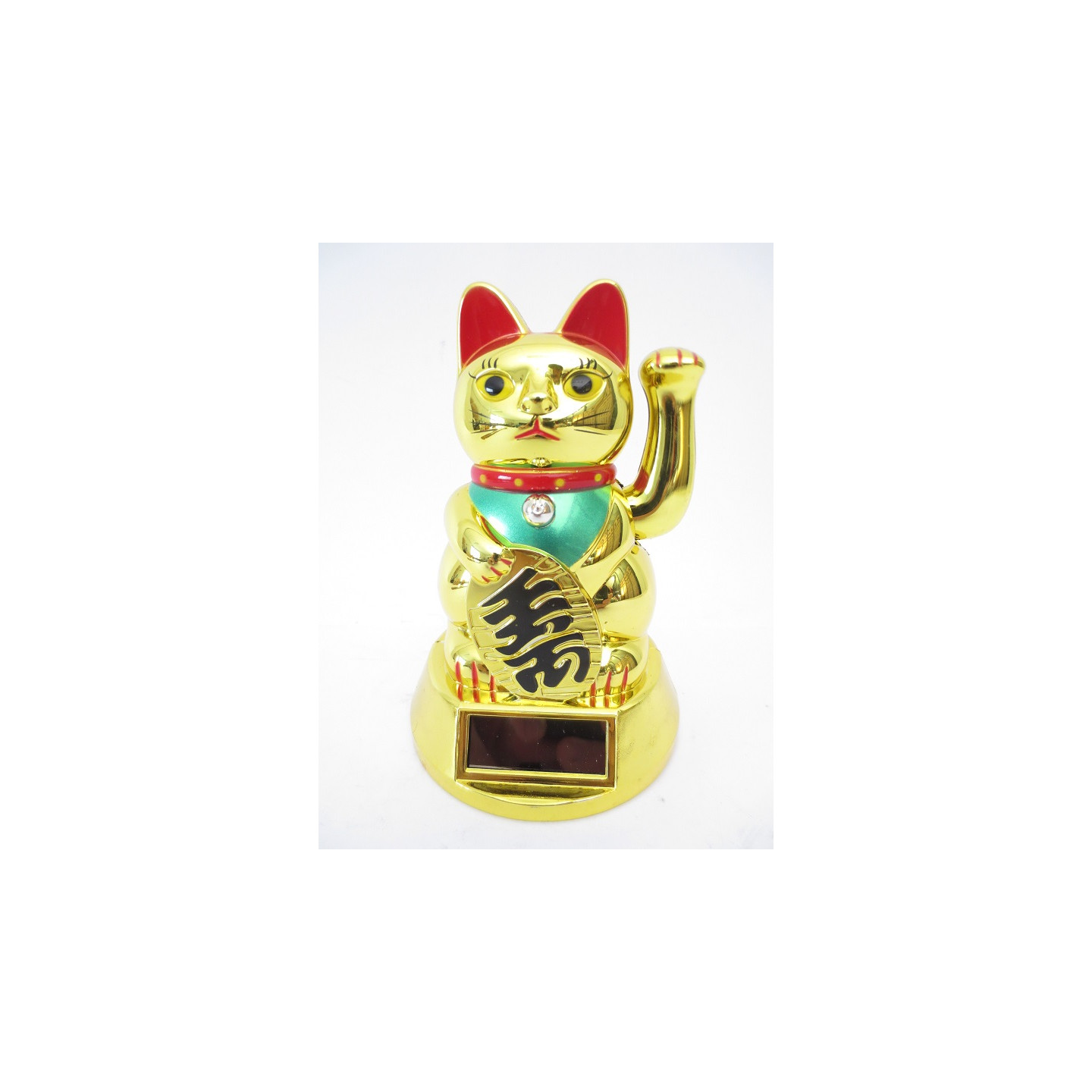 Lucky Cat solar light Gold (medium)