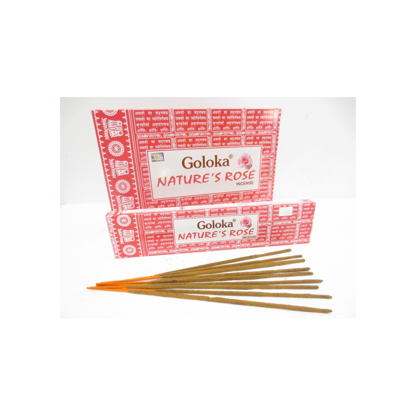 Goloka Nature's Rose Incense Sticks