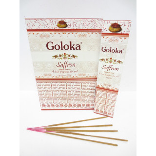 Goloka Saffron Masala Incense Sticks