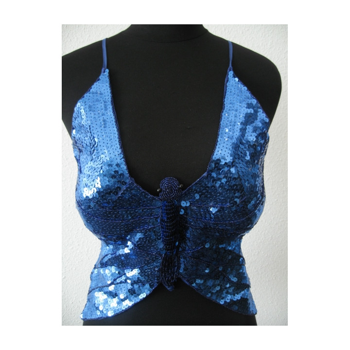 butterfly top (blue)