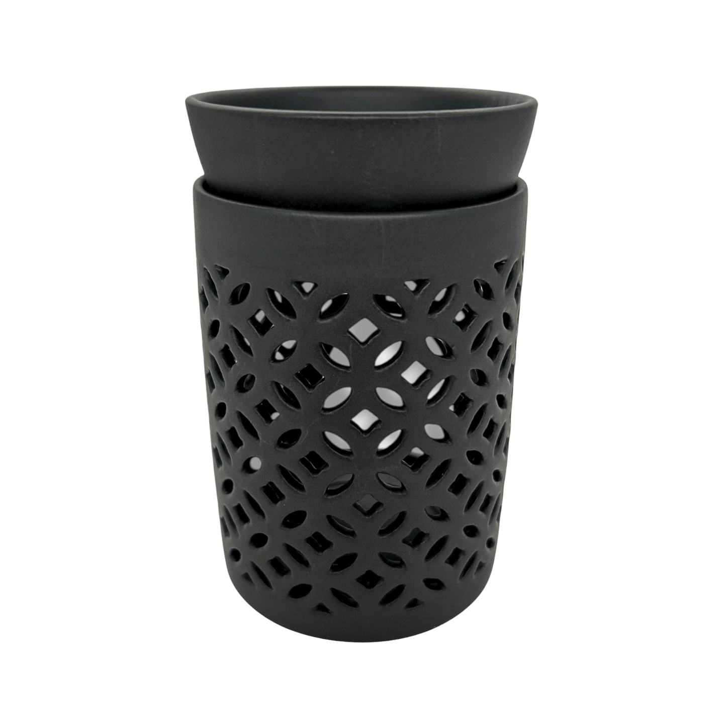 Oil Burner Black with Bowl