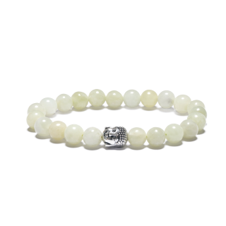 8mm Buddha Bracelet without Box - Jade