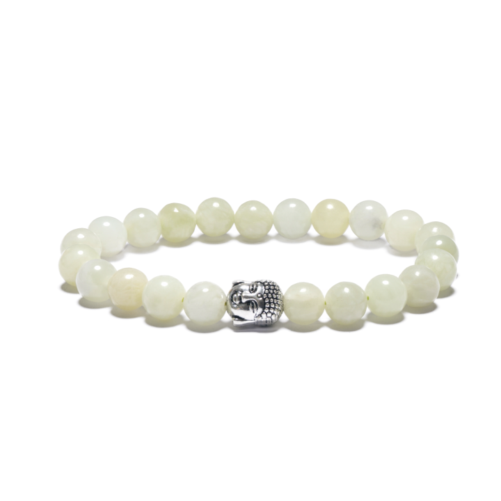 8mm Buddha Bracelet without Box - Jade