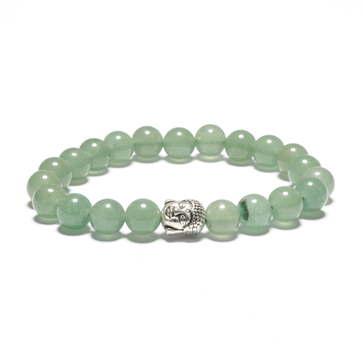 8mm Buddha Bracelet without Box - Aventurine