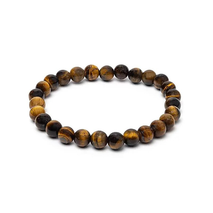 Bracelet pour poignet large en œil de tigre | Pieralune