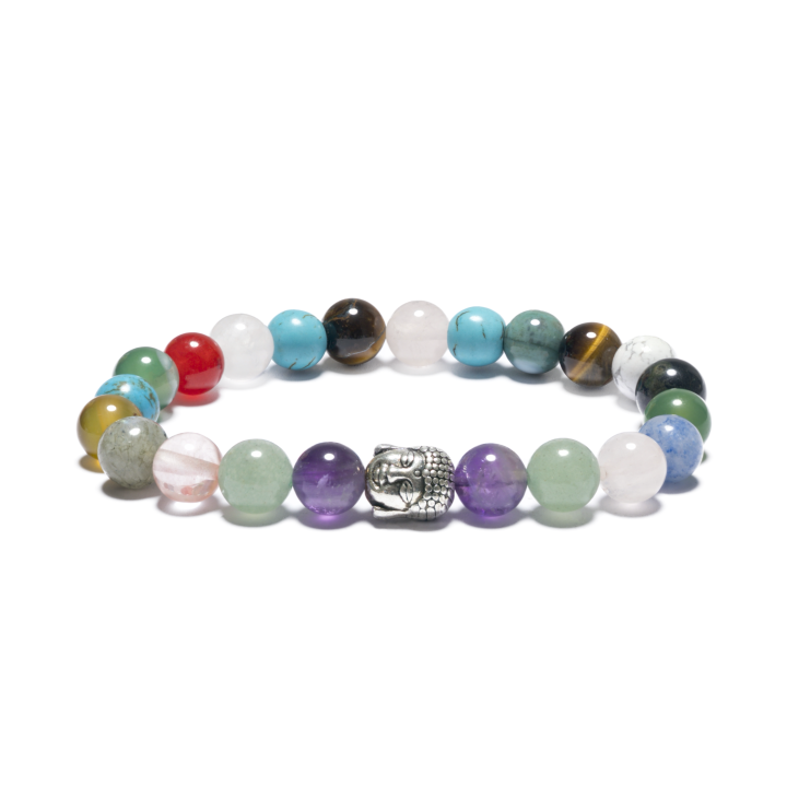 8mm Buddha Bracelet without Box - Mixed