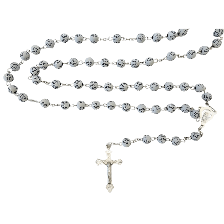 Rozenkrans White with cross II