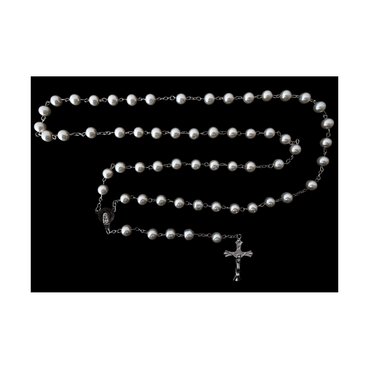 Rosary Pearl Round large luxury