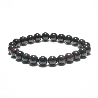 8mm Gemstone Bracelet without Gift Box - Garnet