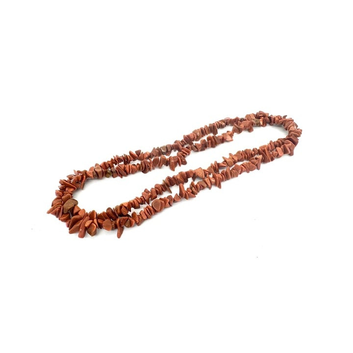 Wholesale Thin Goldstone Gemstone Chip Necklace