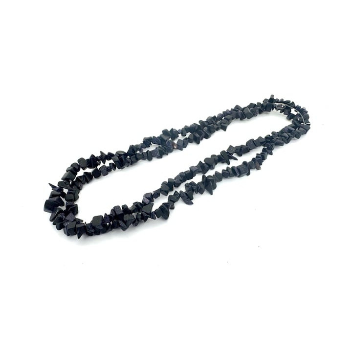 Wholesale Thin Blue Sandstone Gemstone Chip Necklace
