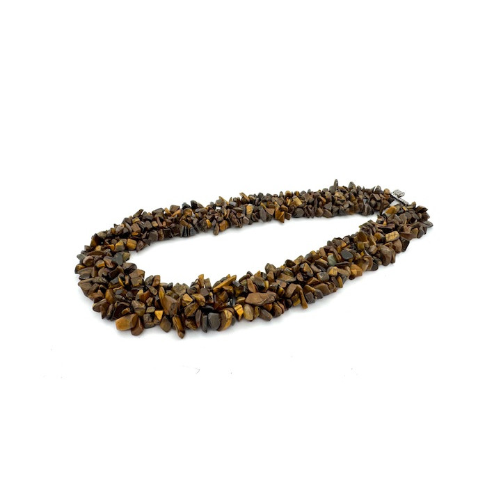 Wholesale Clustered Tiger Eye Chipstone Necklace