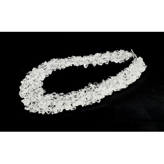 Wholesale Clustered Rock Crystal Chipstone Necklace