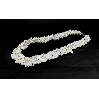 Wholesale Clustered Howlite Chipstone Necklace with Pearls