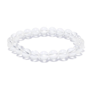 8mm Gemstone Bracelet without Gift Box - Rock Crystal