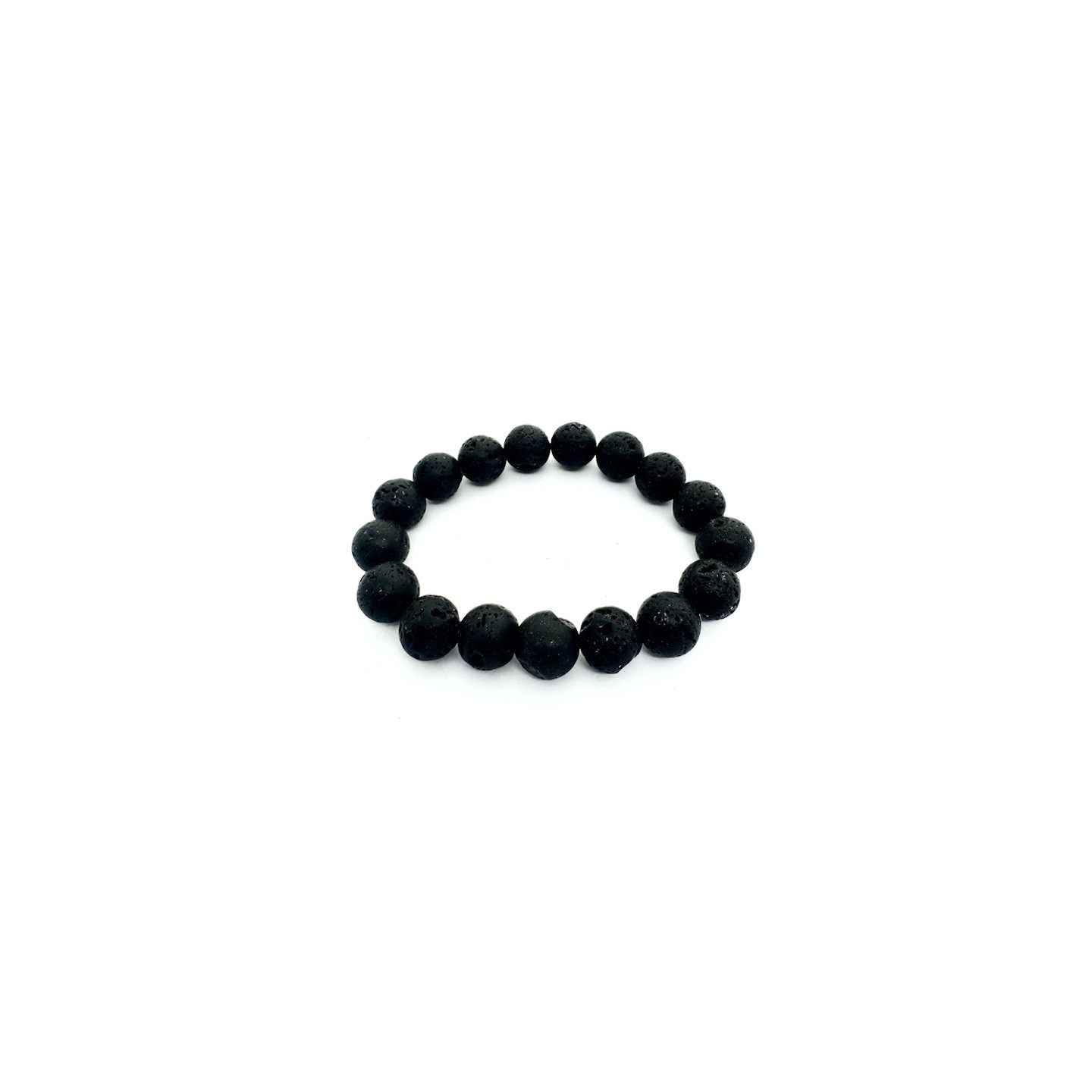 12mm Lavastone Gemstone Bracelet – Gift Box Excluded