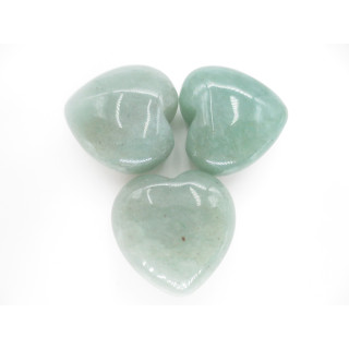 Gemstone Heart with Gift Bag - Aventurine ()