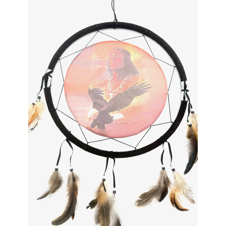 38cm Indian Man with Eagle