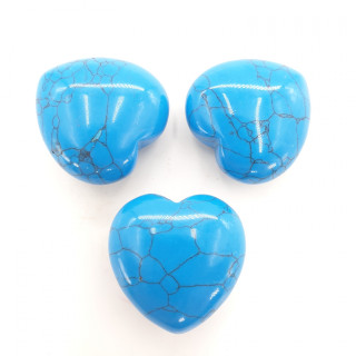 Gemstone Heart with Gift Bag - Turquoise ()