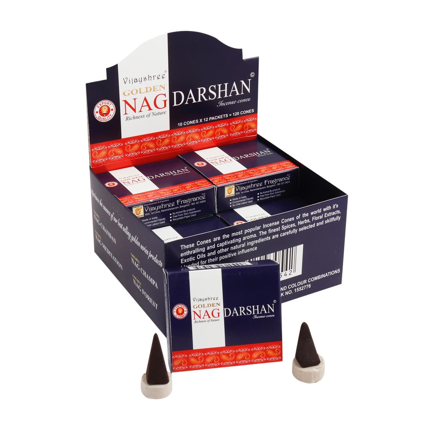 Vijayshree Golden Nag Cones - Darshan