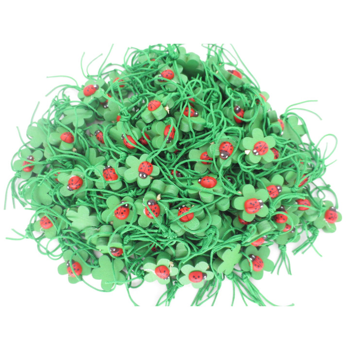 Wholesale Clover Ladybug Pendant II